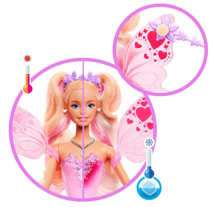 Barbie Fairy Doll With Toy Wand & Fashion Accessories Fantasy Theme