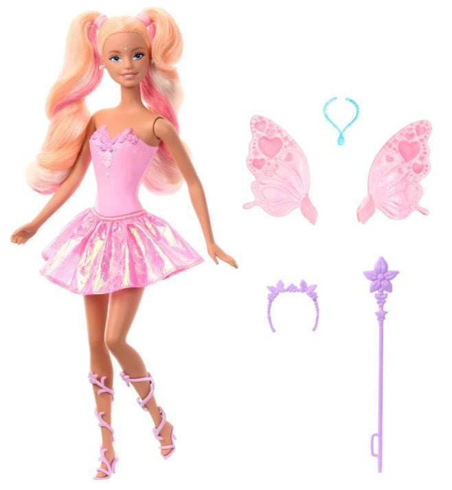 Barbie Fairy Doll With Toy Wand & Fashion Accessories Fantasy Theme