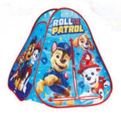 Nickelodeon Paw Patrol Blue Pop-Up Tent Kids Play Tent Playhouse With Carry Bag