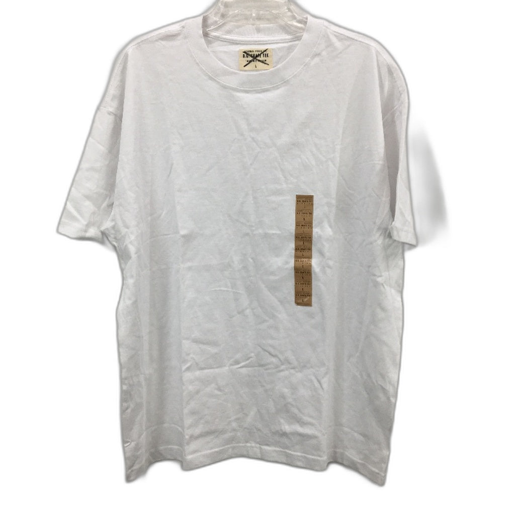 General Pants Co White 100% Cotton O.G. Skate Classic Tee Mens Size Large