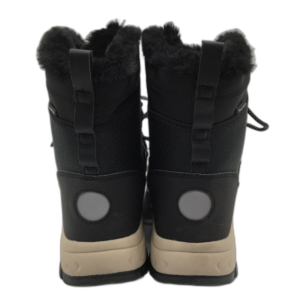 Crane Snow Extreme Thermoboots Warm Boots Fleece Lined Black Womens Size 9 NEW