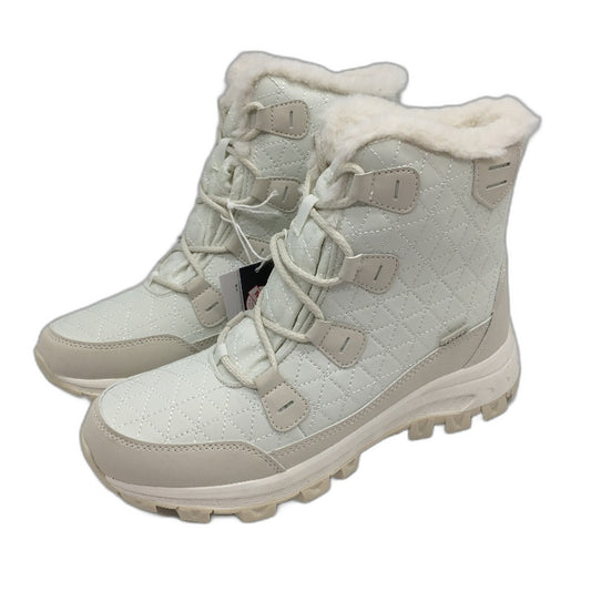 Crane Snow Extreme Thermoboots Warm Boots Fleece Lined White Womens Size 7 NEW