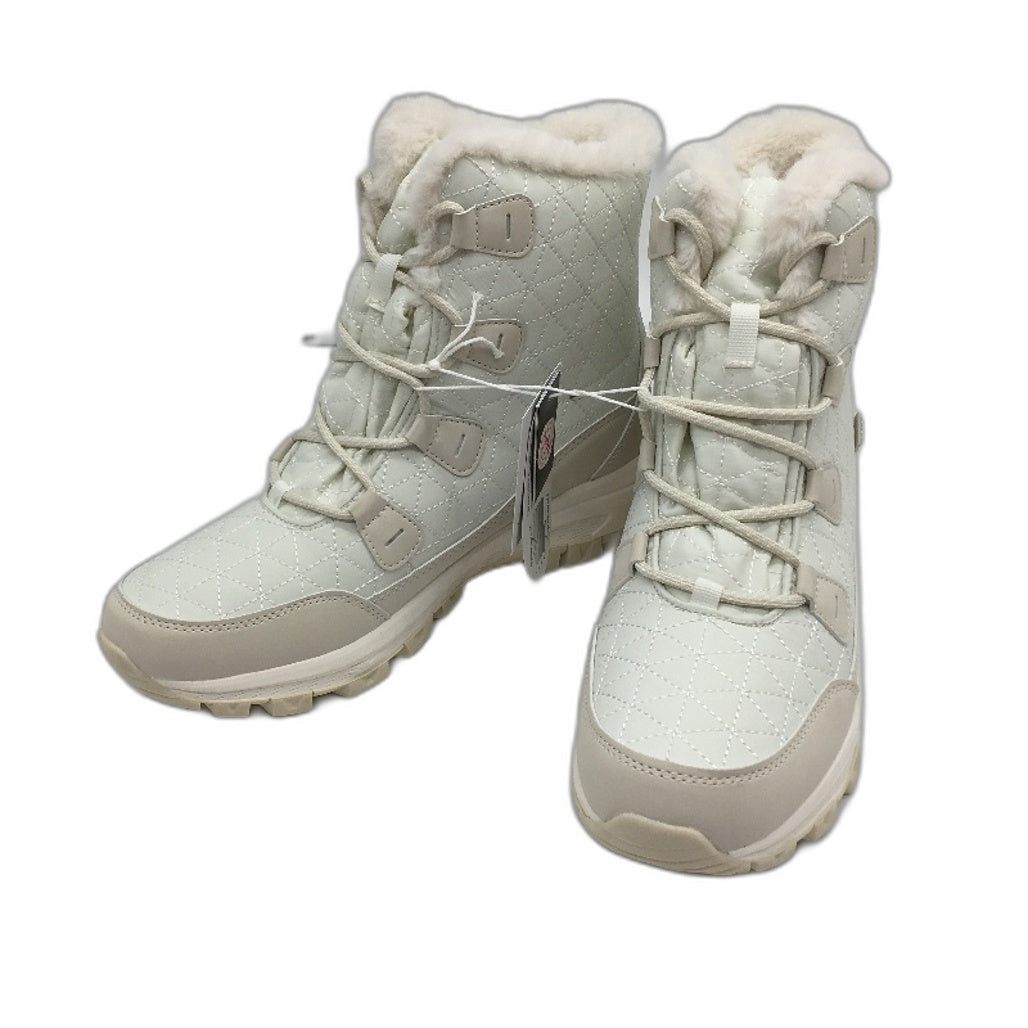 Crane Snow Extreme Thermoboots Warm Boots Fleece Lined White Womens Size 7 NEW