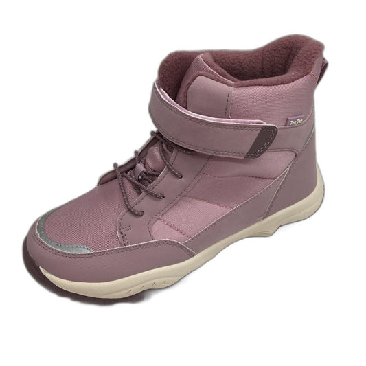 Crane Snow Extreme Thermoboots Fleece Lined Elastic Lace Pink Youth Size 5 NEW