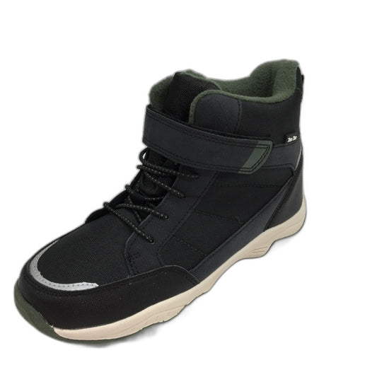 Crane Snow Extreme Thermoboots Fleece Lined Elastic Lace Black Youth Size 2 NEW