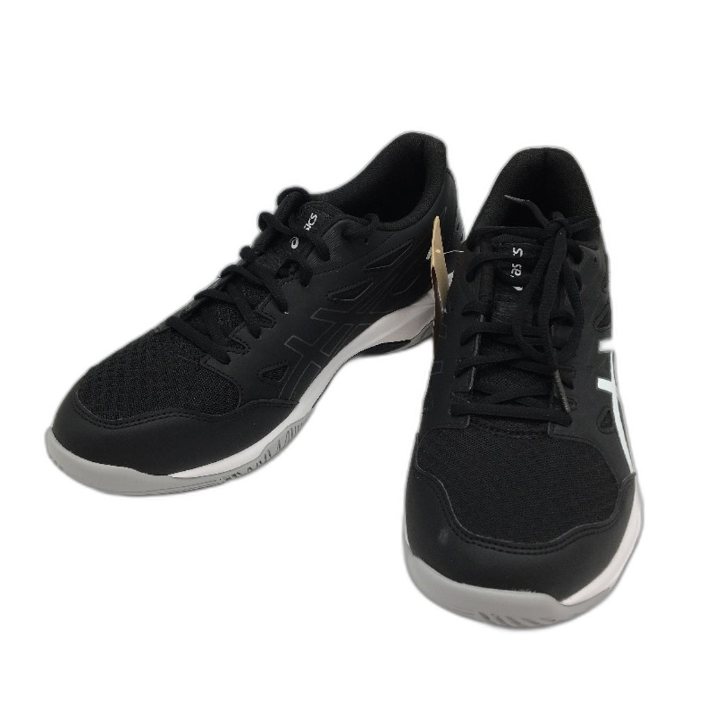 Asics Black Gunmetal Gel-Rocket Non Mark Sneakers Mens Size US 9.5 EUR 43.5 NEW