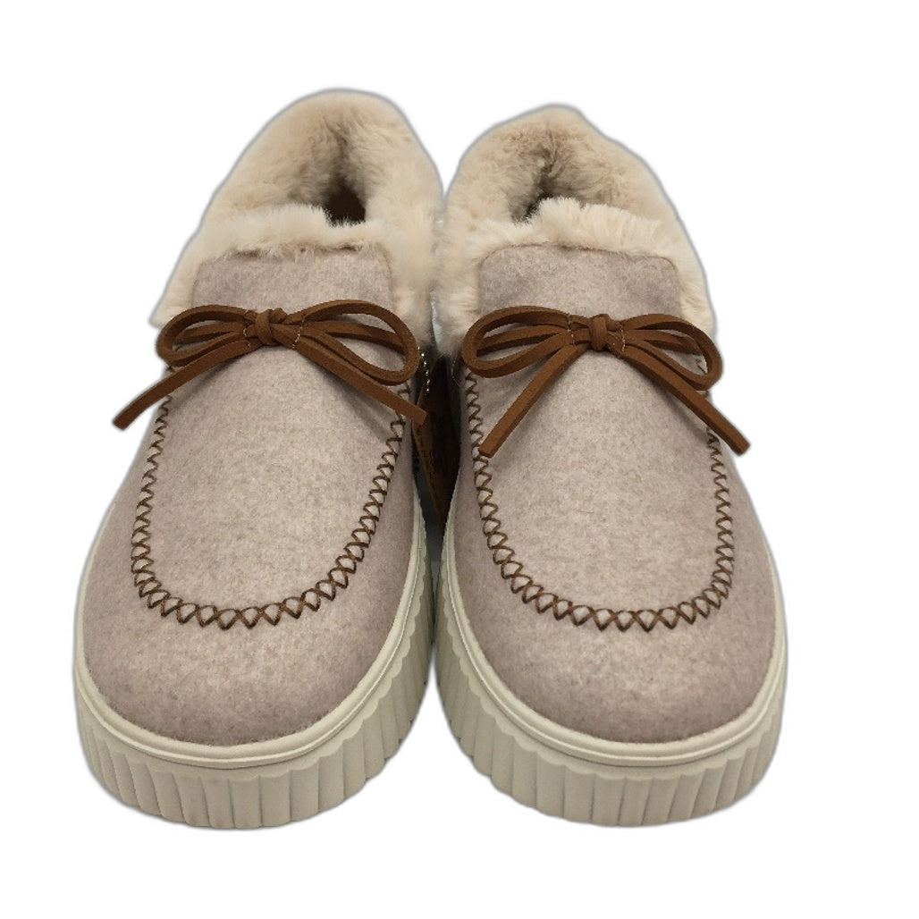 Skechers Memory Foam Cozy Ojai Faux Wool Moccasin Slippers Ladies Size 9.5 NEW