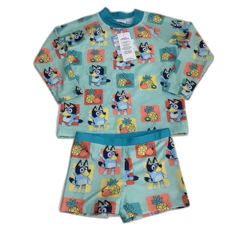 Bluey & Friends 6 Piece Clothing & Music Book Pack Kids Boys Size 4 NEW