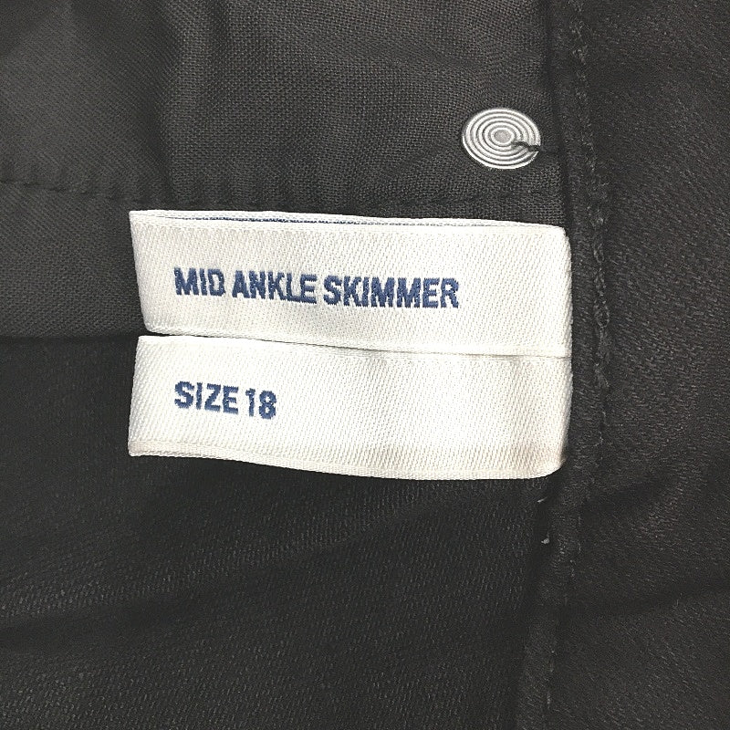 Riders By Lee Black Mid Ankle Skimmer Skinny Crop Denim Jeans Ladies Size 18 NEW
