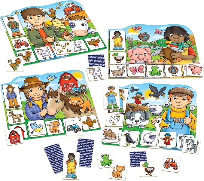 Orchard Toys Old MacDonald Lotto Farm Matching Game 2-4 Players Ages 2-6 NEW
