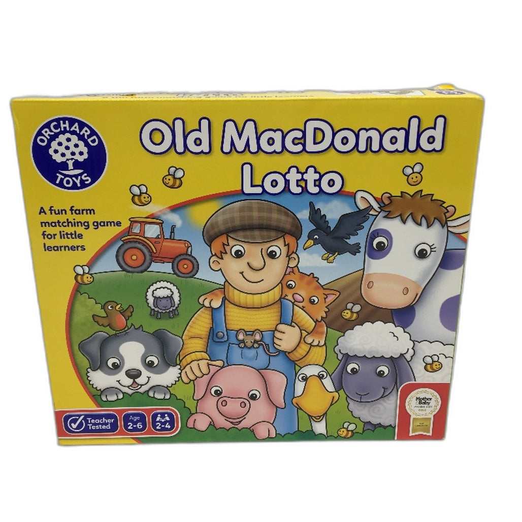 Orchard Toys Old MacDonald Lotto Farm Matching Game 2-4 Players Ages 2-6 NEW