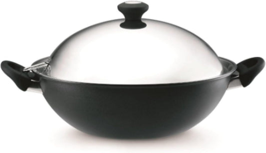 Meyer Cook n Look 36cm Non Stick Covered Induction Compatible Chinese Wok NEW