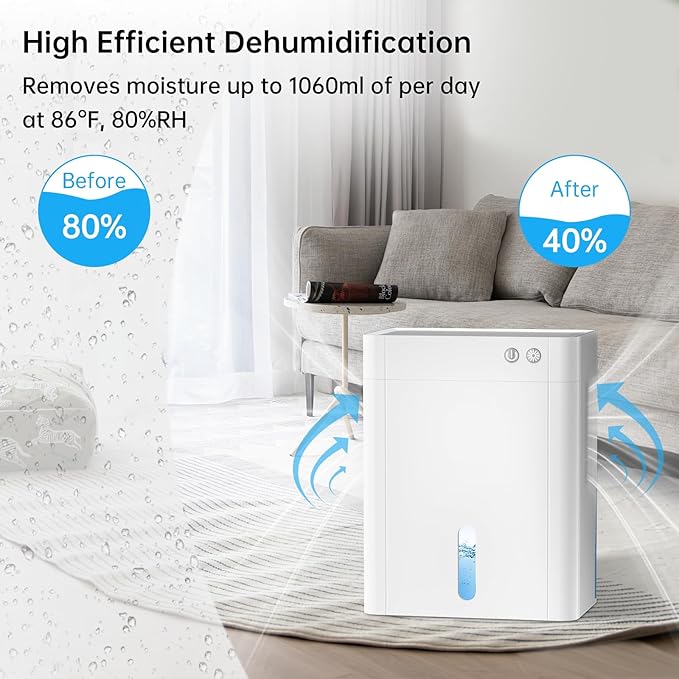 PC-450C 156oz Ultra Quiet Autio Shut Off Energy Efficient Dehumidifier NEW