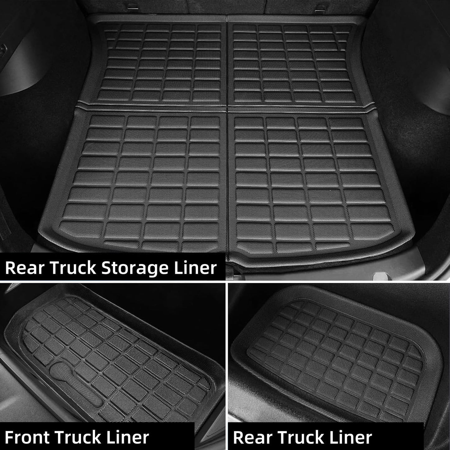 9 Piece Car Floor and Cargo Liner Mat Set Tesla Model Y 5 Seater 2020-2024 NEW