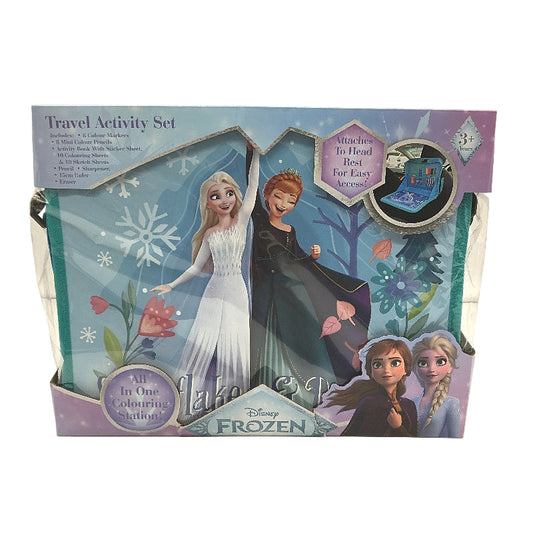 Disney Frozen 2 Travel Activity Stationery and Colouring Set for Ages 3 Plus NEW