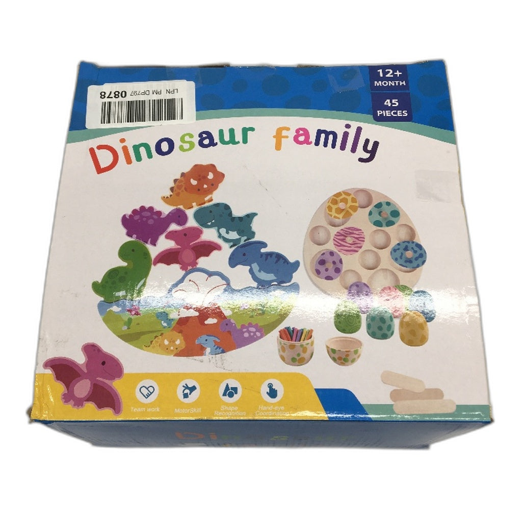 45 Piece Dinosaur Family Montessori Sensory Learning Play Toddler Toys NEW