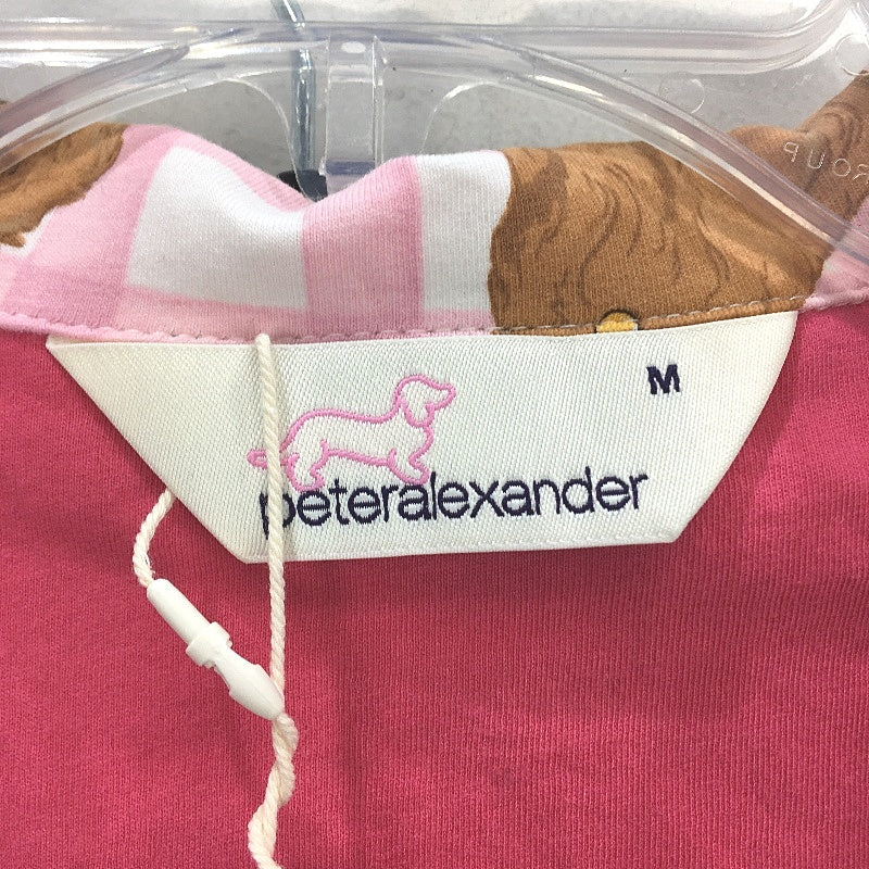 Peter Alexander Groodle Pink Check Shortie PJ Set Ladies Size Medium NEW