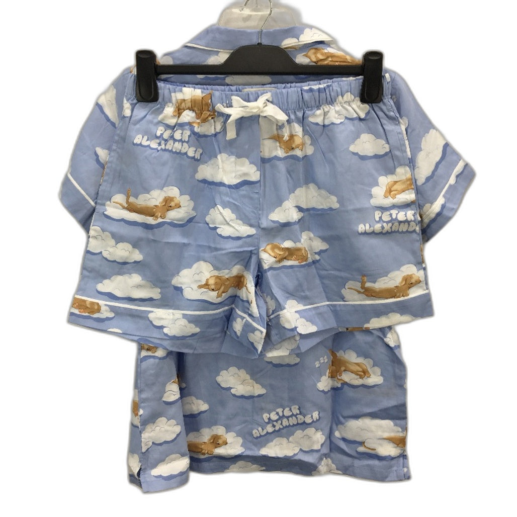 Peter Alexander Penny On A Cloud Blue Shortie PJ Set Ladies Size Small NEW