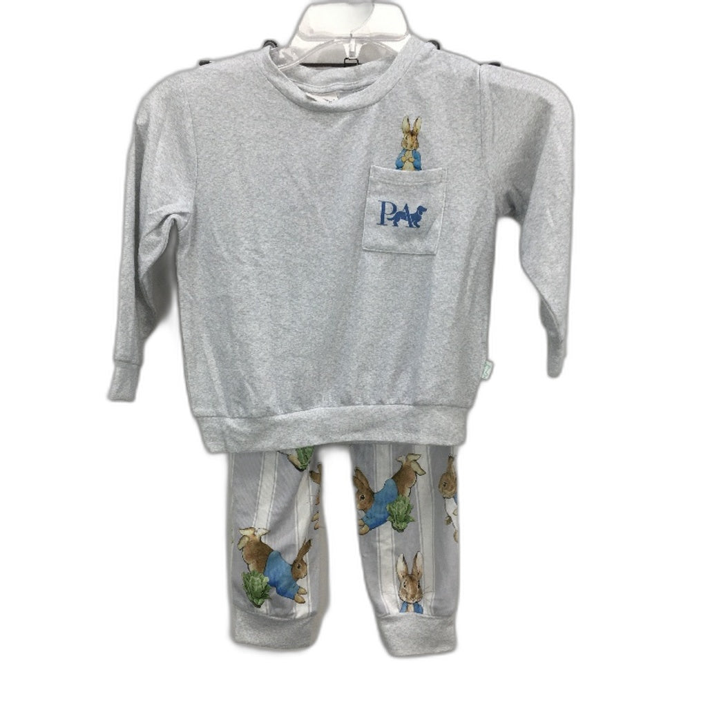 Peter Alexander Peter Rabbit Plush Long Pyjama Set Junior Boys Size Youth 4 NEW