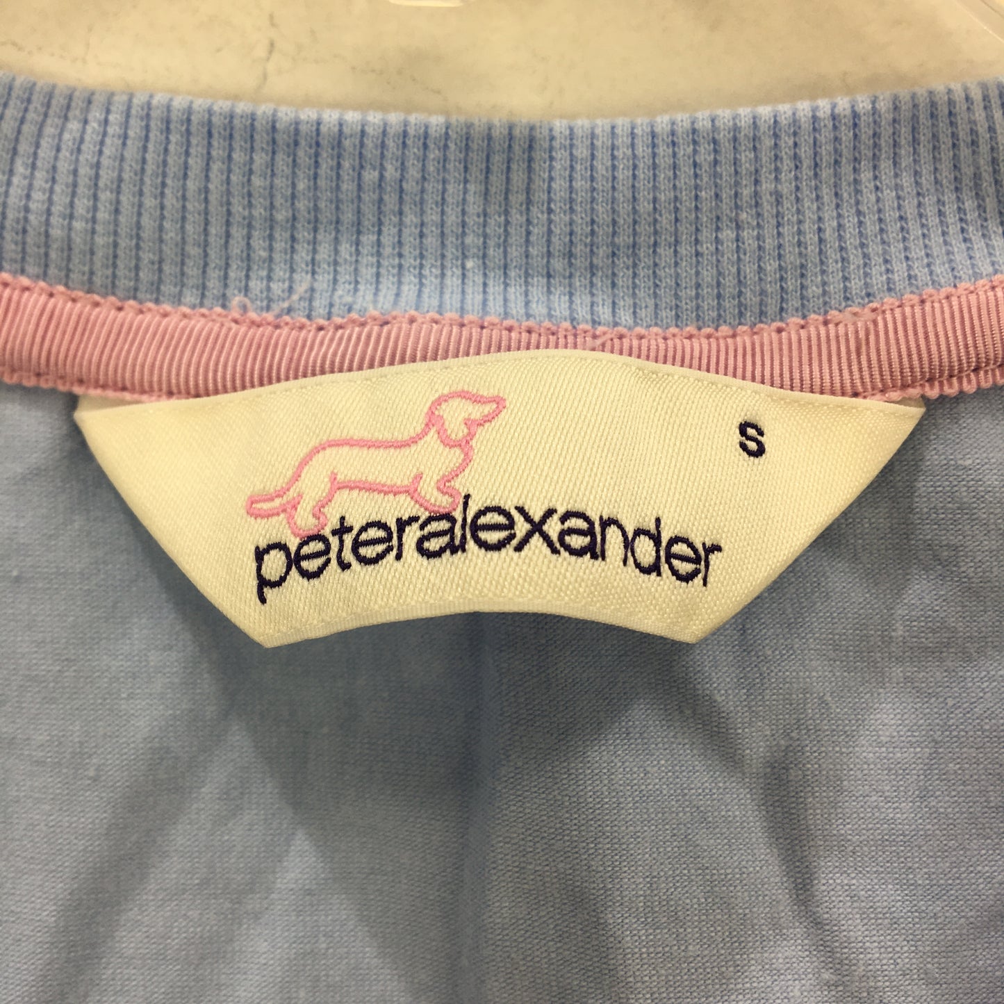 Peter Alexander Rainbow Logo Blue Cotton Nightie Ladies Size Small NEW