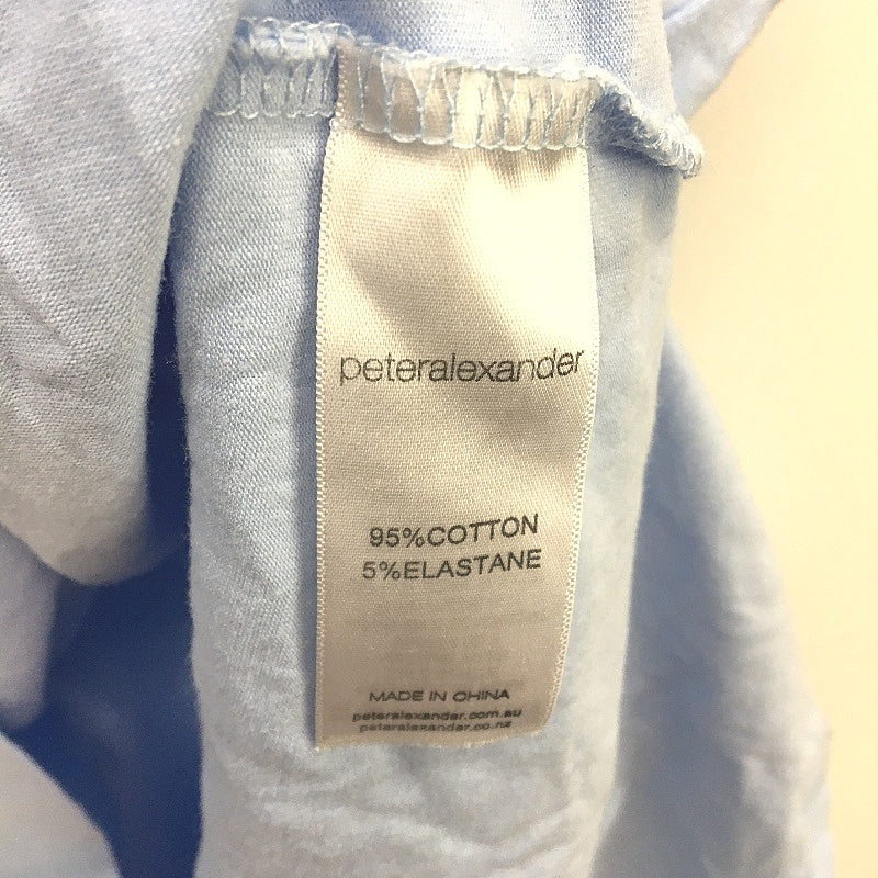 Peter Alexander Rainbow Logo Blue Cotton Nightie Ladies Size Small NEW