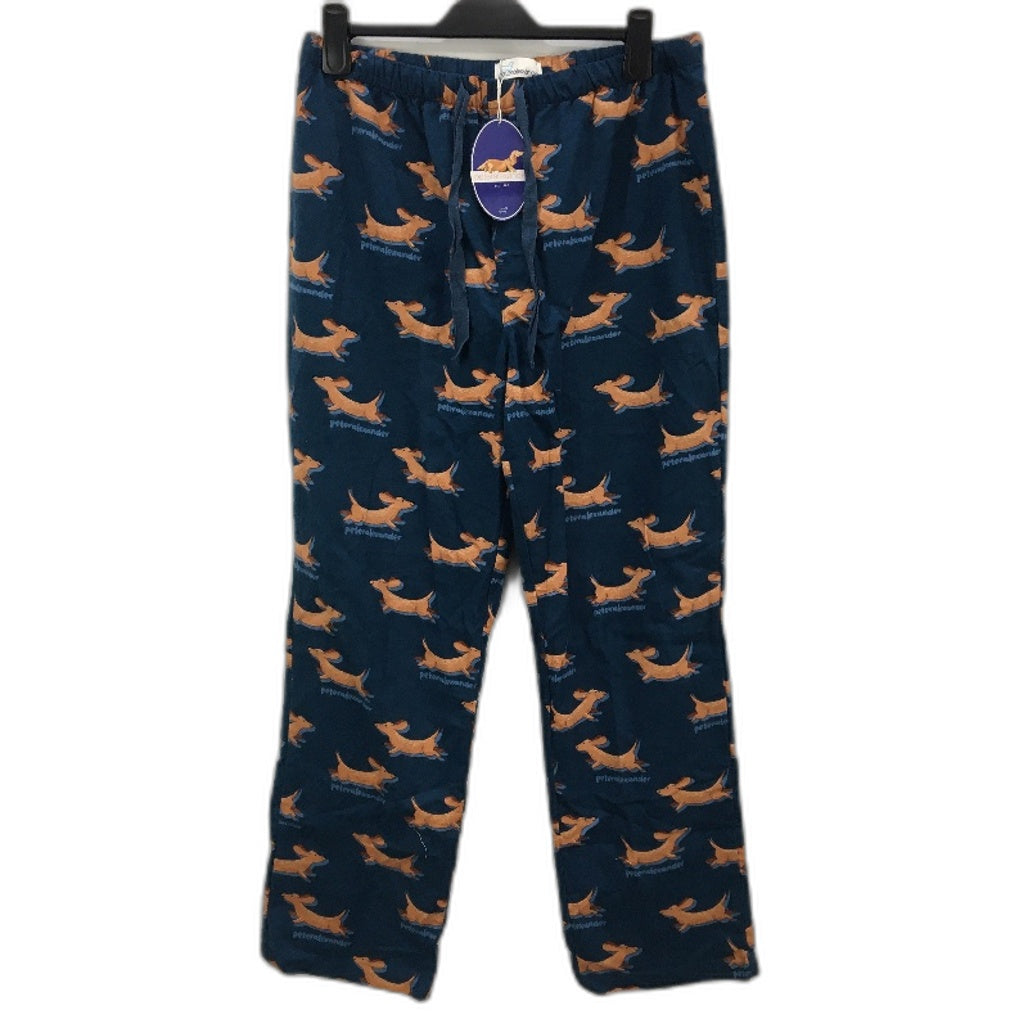 Peter Alexander Dashing Penny Navy Blue Pyjama Pants Mens Size Large NEW