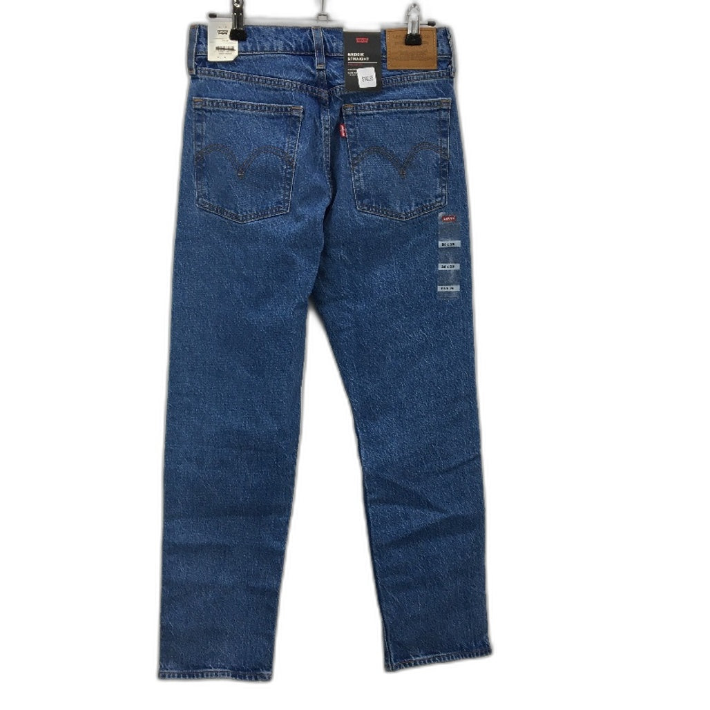 Levi's Wedgie Straight High Rise Denim Blue Jeans Ladies Size W26 L28 NEW