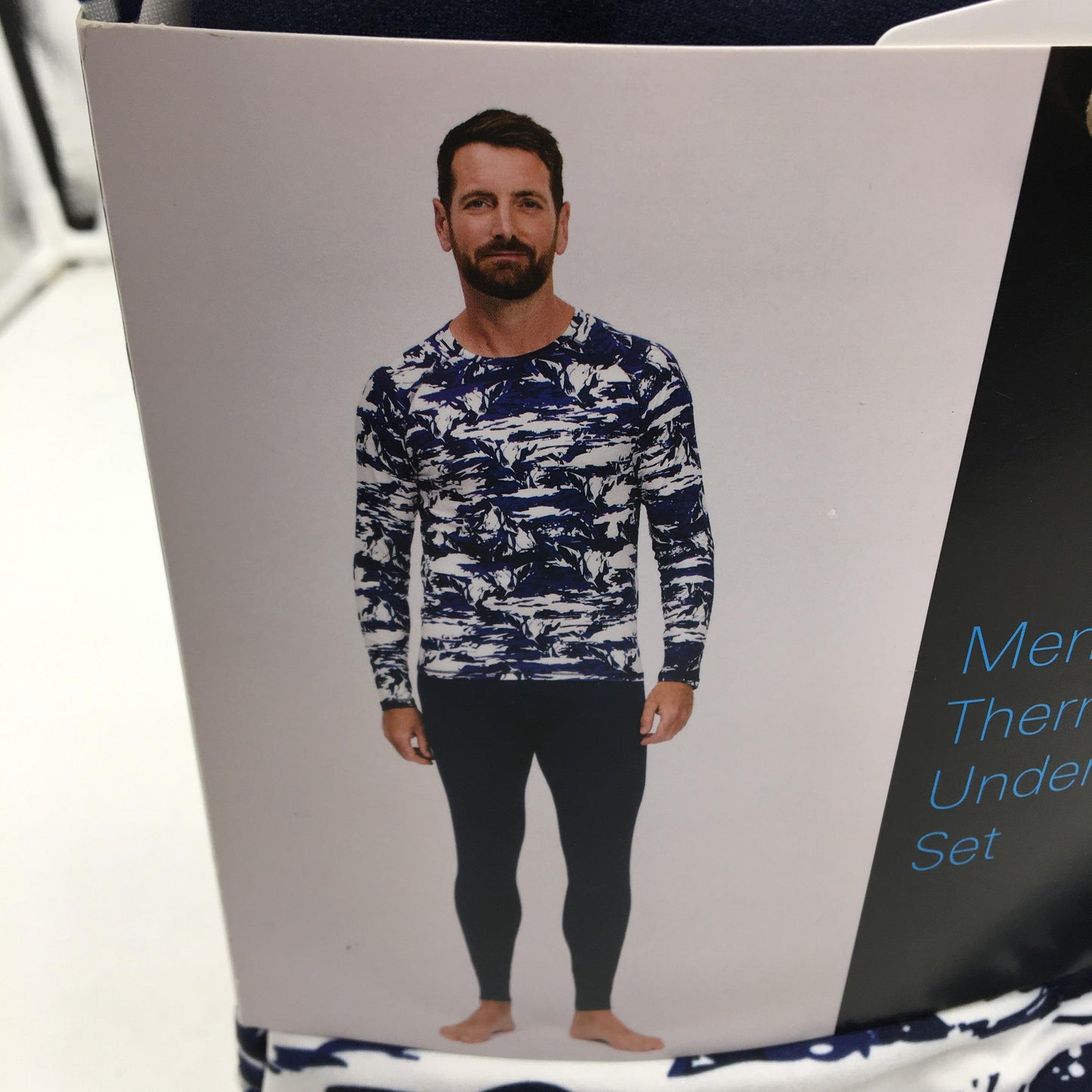 Crane Snow Extreme Navy White Long Sleeve Thermal Underwear Set Mens Size M NEW