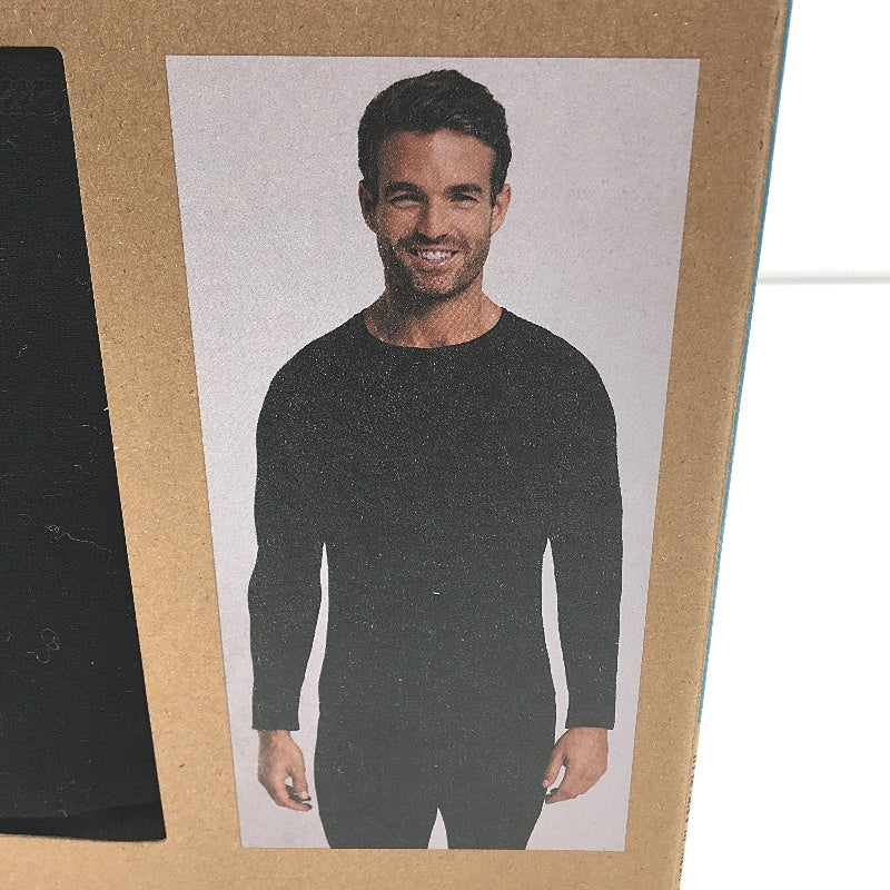 Crane Performance Black 100% Australian Merino Wool Thermal Top Mens Size XL NEW