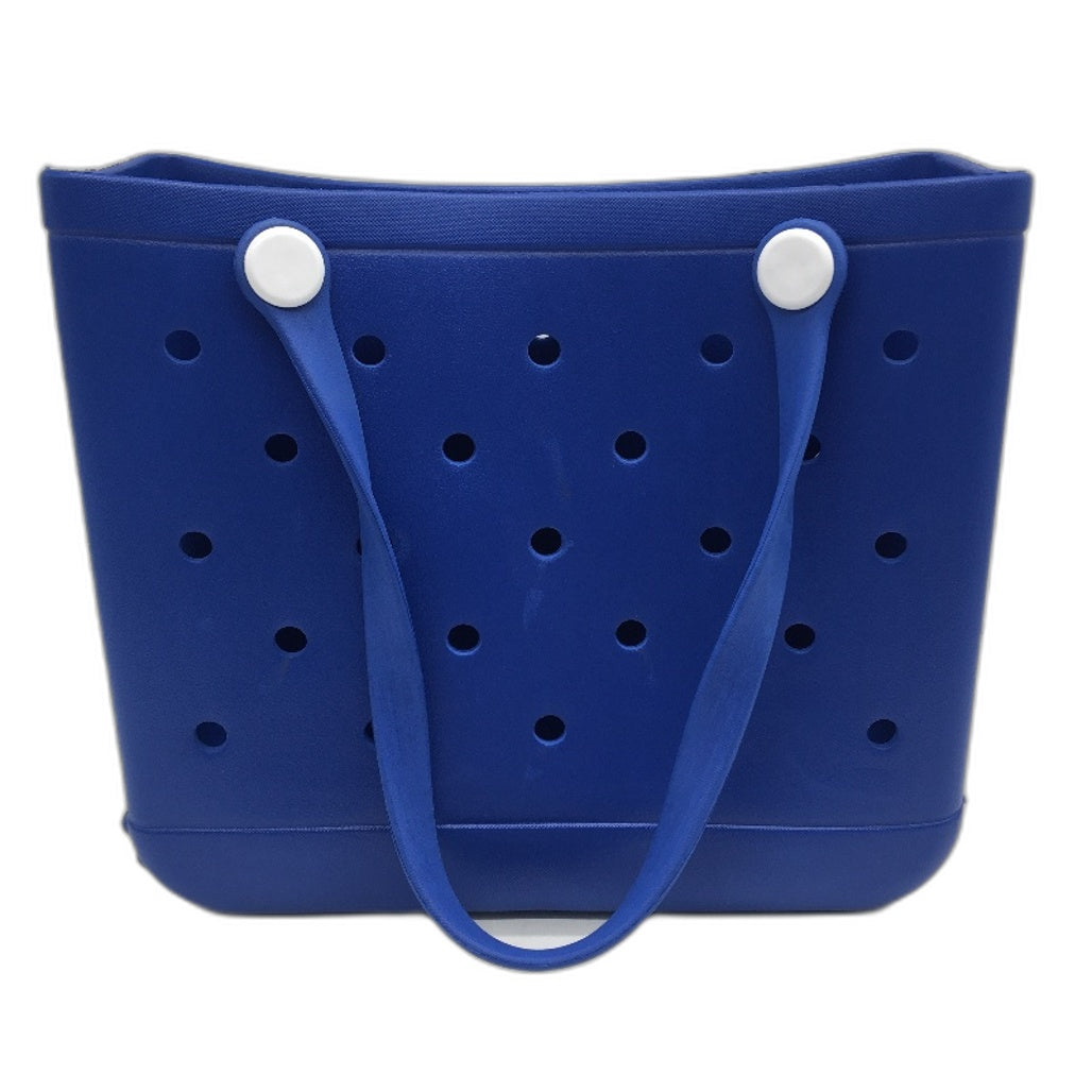 Jiusege Royal Blue Durable Waterproof Rubber Tread Base Sandproof Beach Tote NEW