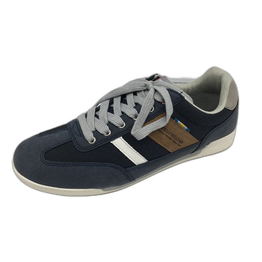Arrigo Bello Navy Blue Lightweight Lace Up Casual Shoe Mens US 9 EU 42 NEW