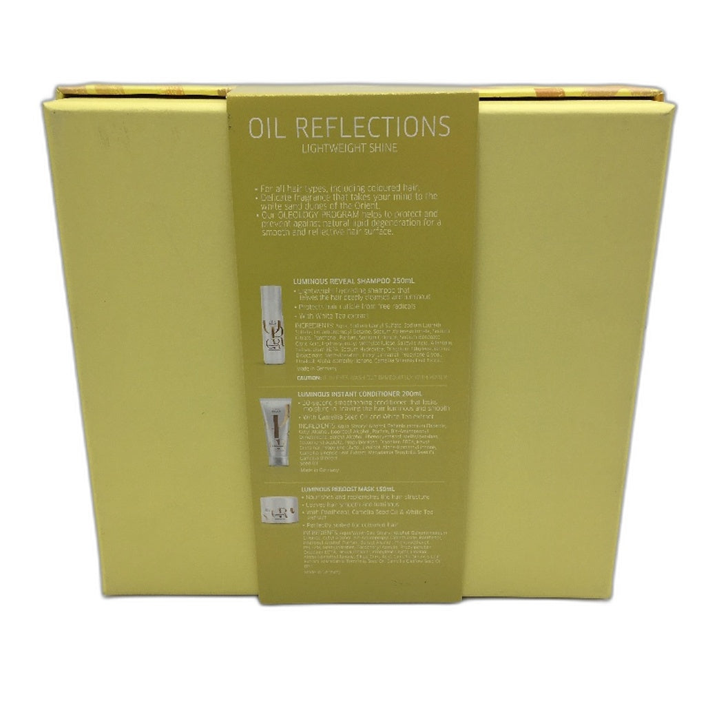 Wella Professionals Lightweight Shine Oil Reflections Trio Set Gift Pack NEW