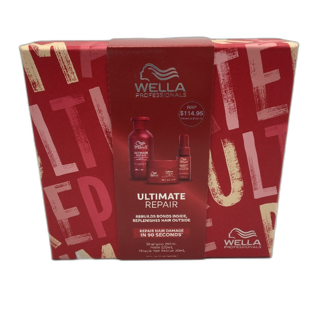 Wella Professionals Ultimate Repair Miracle Hair Rescue Trio Set Gift Pack NEW