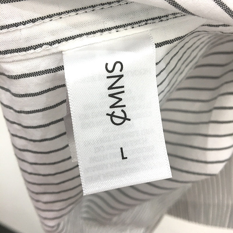 Commons Bordeaux Studio Embroidered Cotton Cream Stripe Mens Size Large NEW