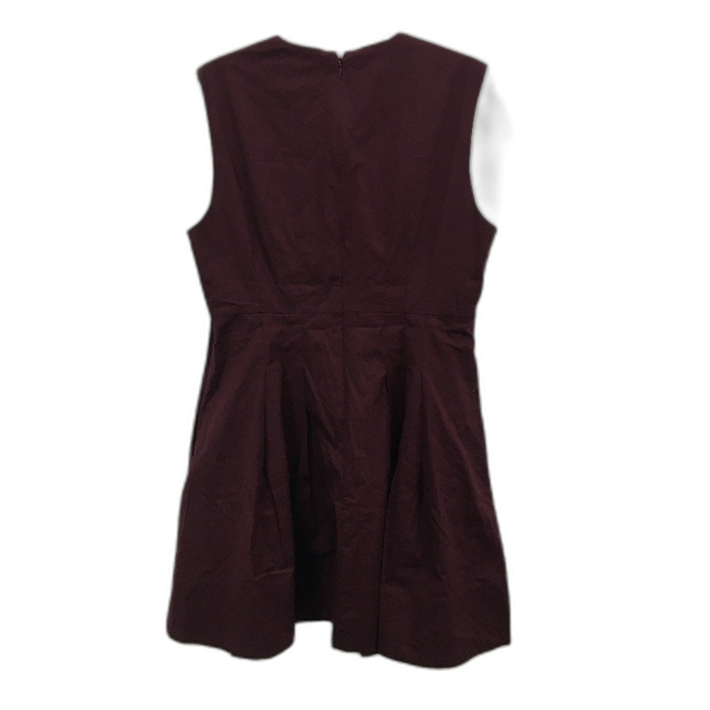 Portmans Lucie Merlot Red Sleeveless Short Mini Dress Ladies Size AU 16 NEW