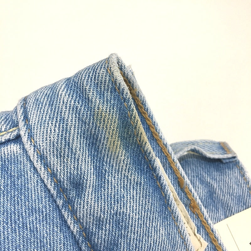 Levi's 501 Original High Rise Light Blue Denim Shorts Ladies Size W24 NEW