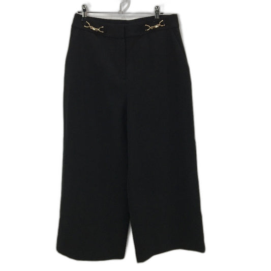 Portmans Soho South High Rise Gold Chain Black Culotte Ladies Size AU 12 NEW