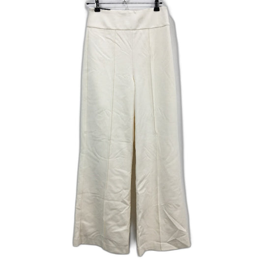 Portmans Bowie Wide Leg Ivory White High Rise Ponte Pants Ladies Size AU 6 NEW