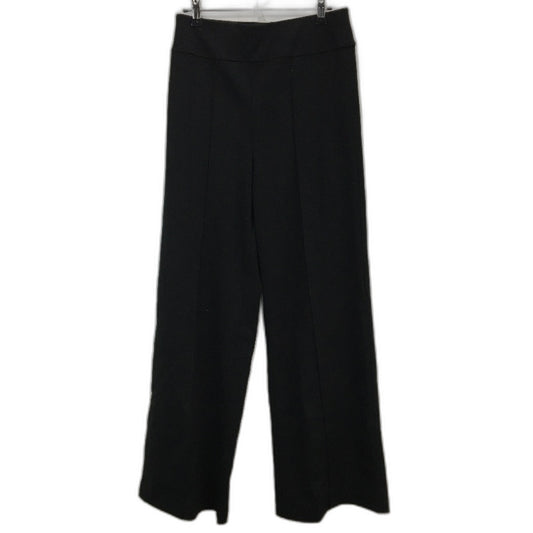 Portmans Bowie Wide Leg Black High Rise Ponte Pants Ladies Size AU 10 NEW