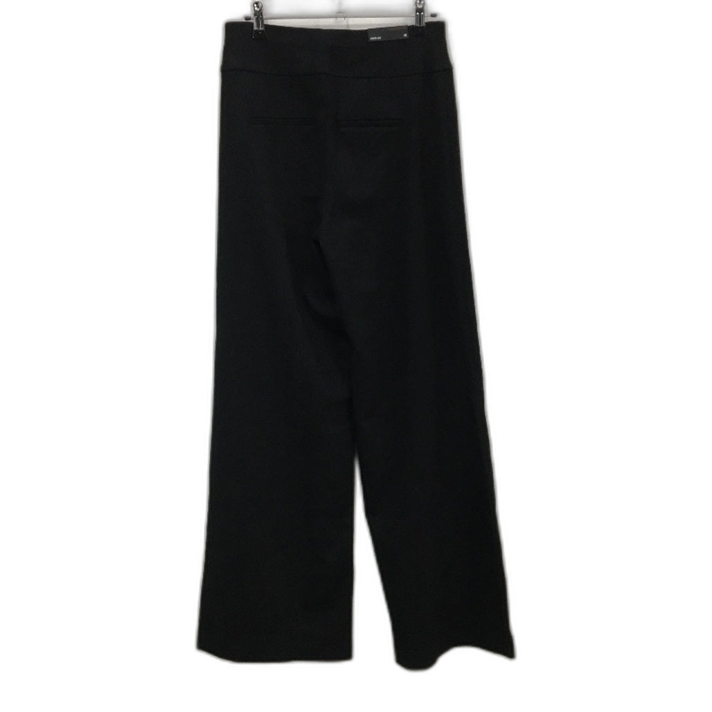 Portmans Bowie Wide Leg Black High Rise Ponte Pants Ladies Size AU 10 NEW