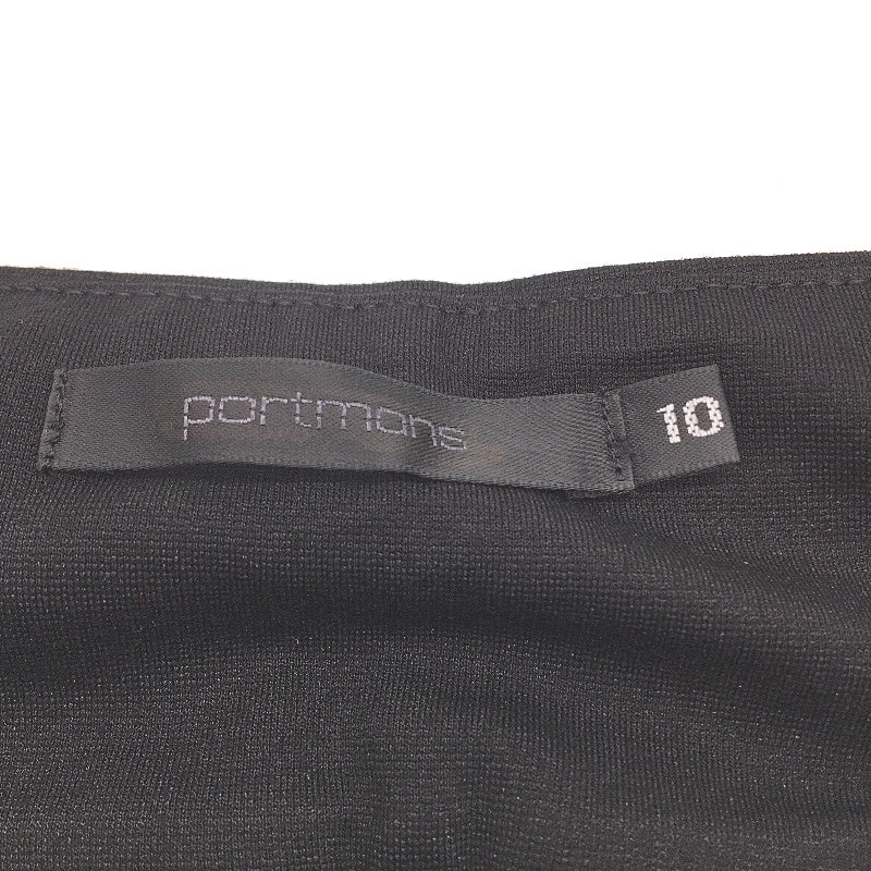 Portmans Bowie Wide Leg Black High Rise Ponte Pants Ladies Size AU 10 NEW