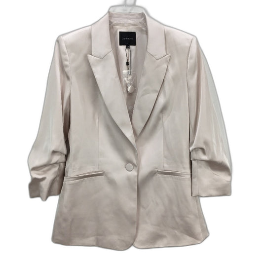 Portmans Cupids Bow Satin Off White Single Breasted Blazer Ladies Size 12 NEW