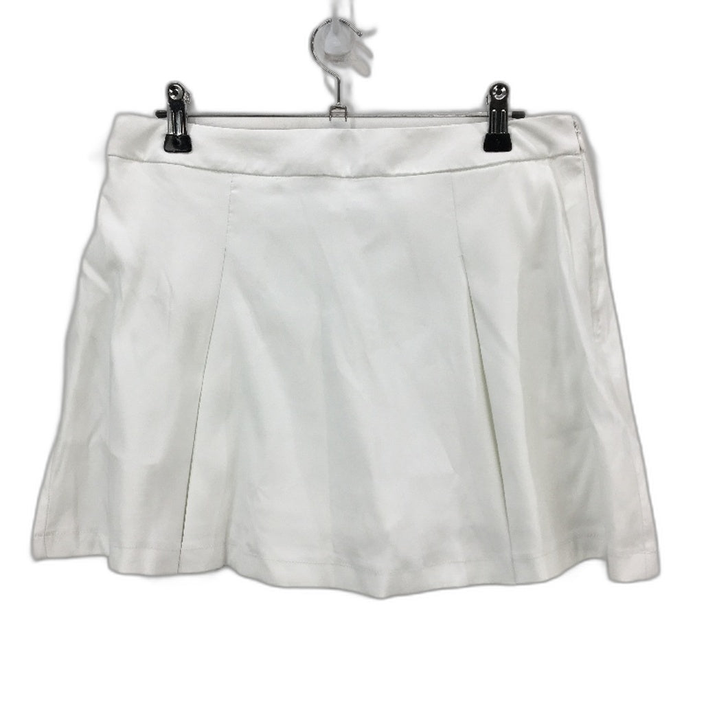 Dotti Torrance White Pleated Mini Tennis Skort Ladies Size Medium NEW