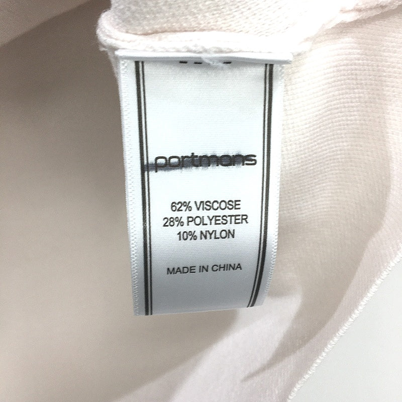 Portmans Dolly Milano Abstract Button Birch White Vest Ladies Size Medium NEW
