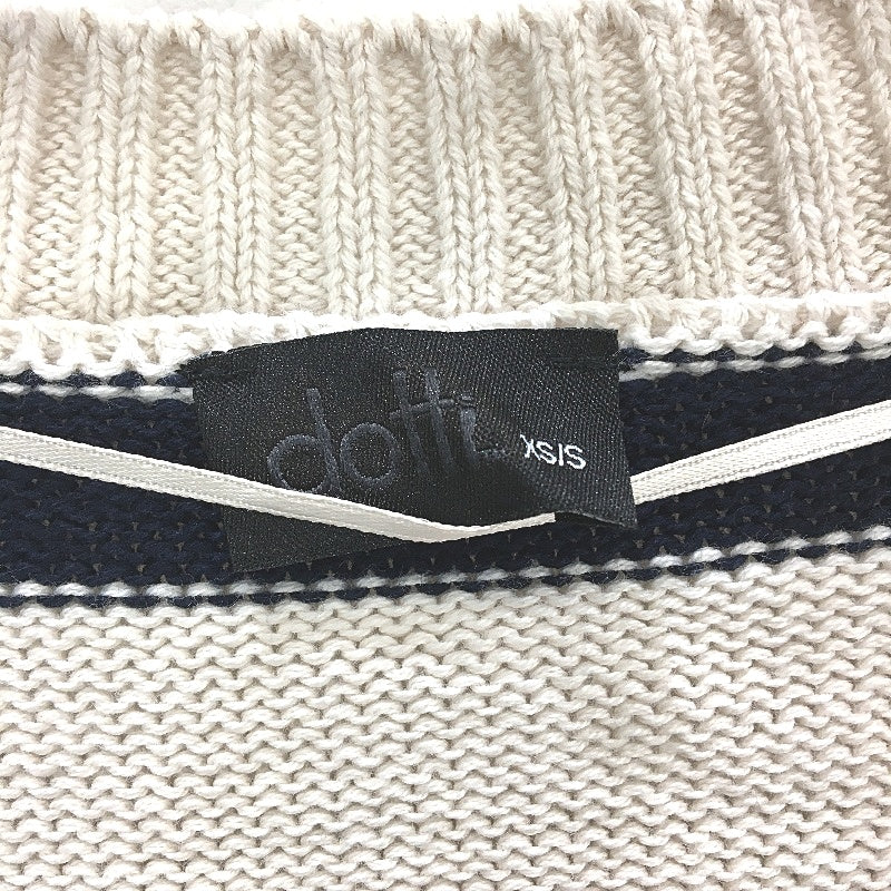 Dotti Olivia Long Sleeve Milk Black Stripe Cardigan Ladies Size XS/S NEW