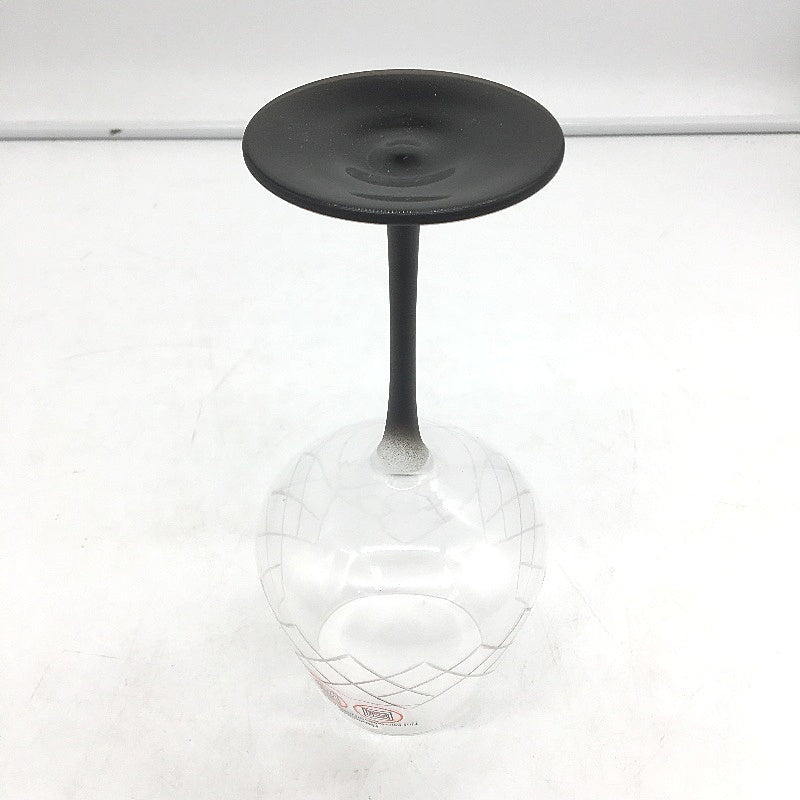 Miamio Set of 4  Diamond Design Red Wine Glasses 480ml Crystaluna Collection NEW