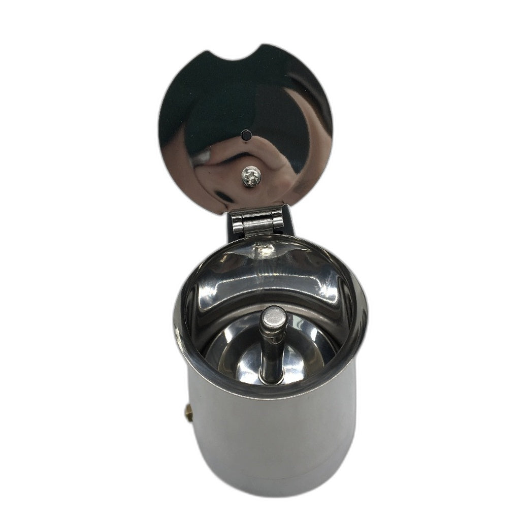 4 Cup Straight Shape Stainless Steel Silver Moka Pot Espresso Maker NEW