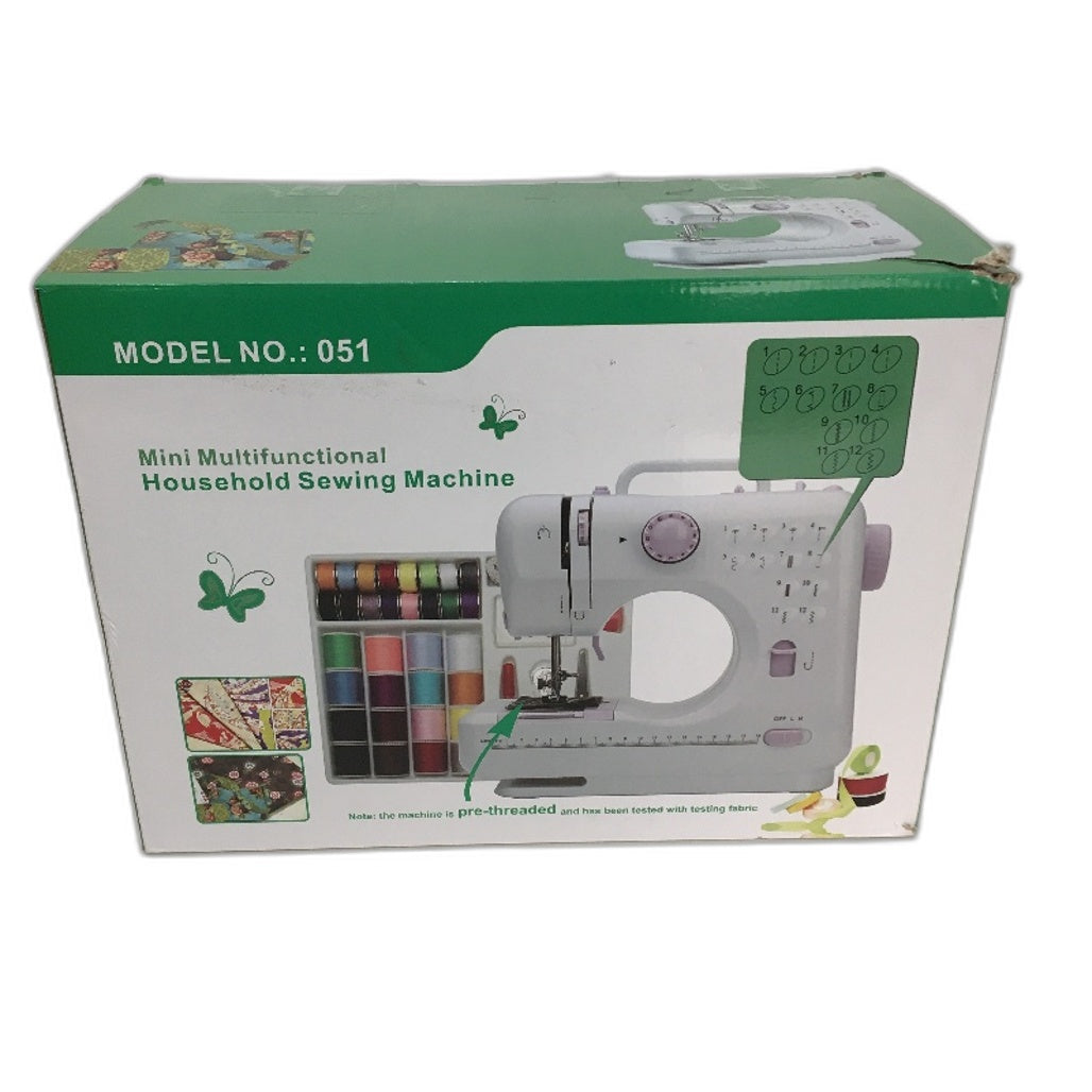 Mini Multifunctional Household Sewing Machine With Foot Pedal Model 051 NEW