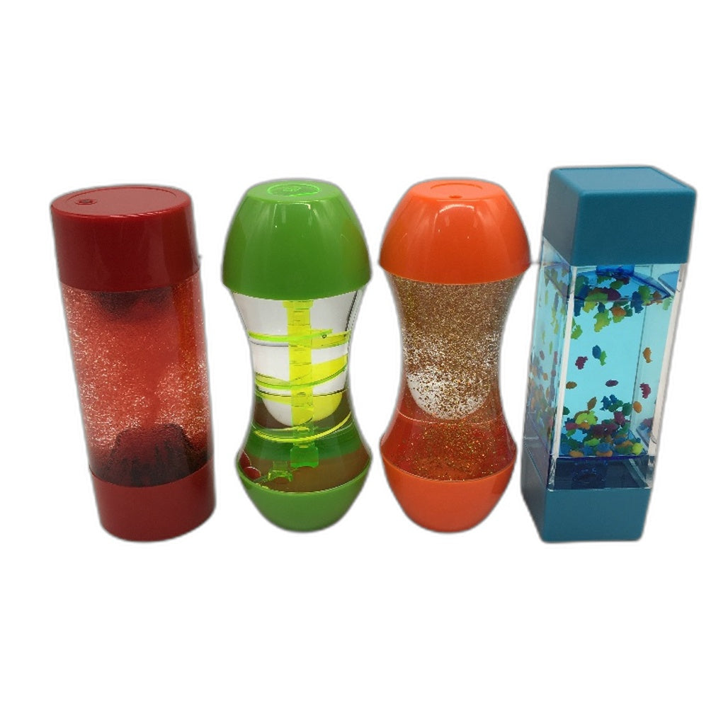 JOYIN 4-Pack Fidget Tubes for Kids Sensory Tubes Stress Relief Toy NEW