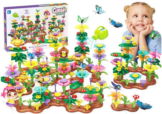 Garden Building Build A Flower Garden Toy Set STEM DIY Creative NEW